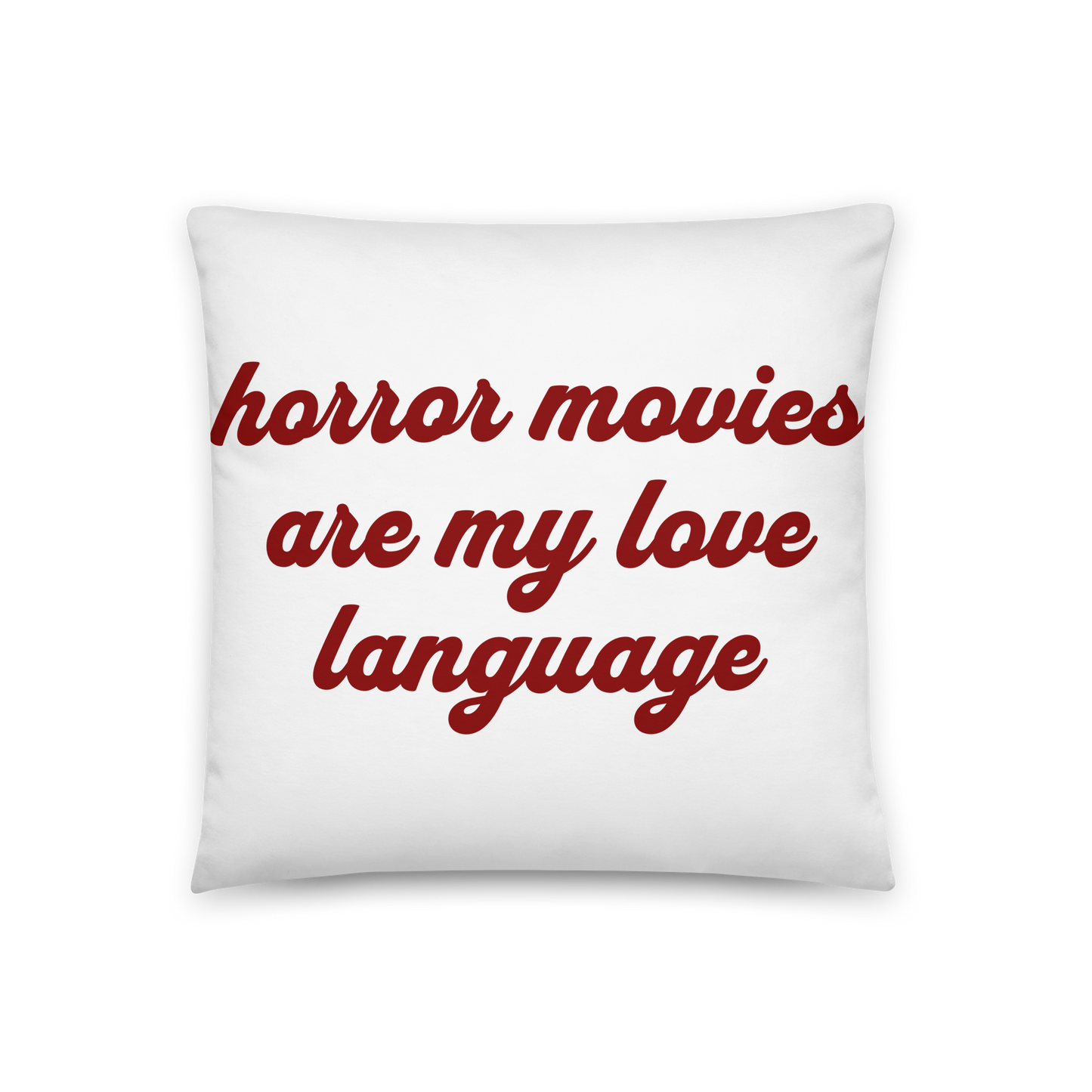 Love Language Pillow - White