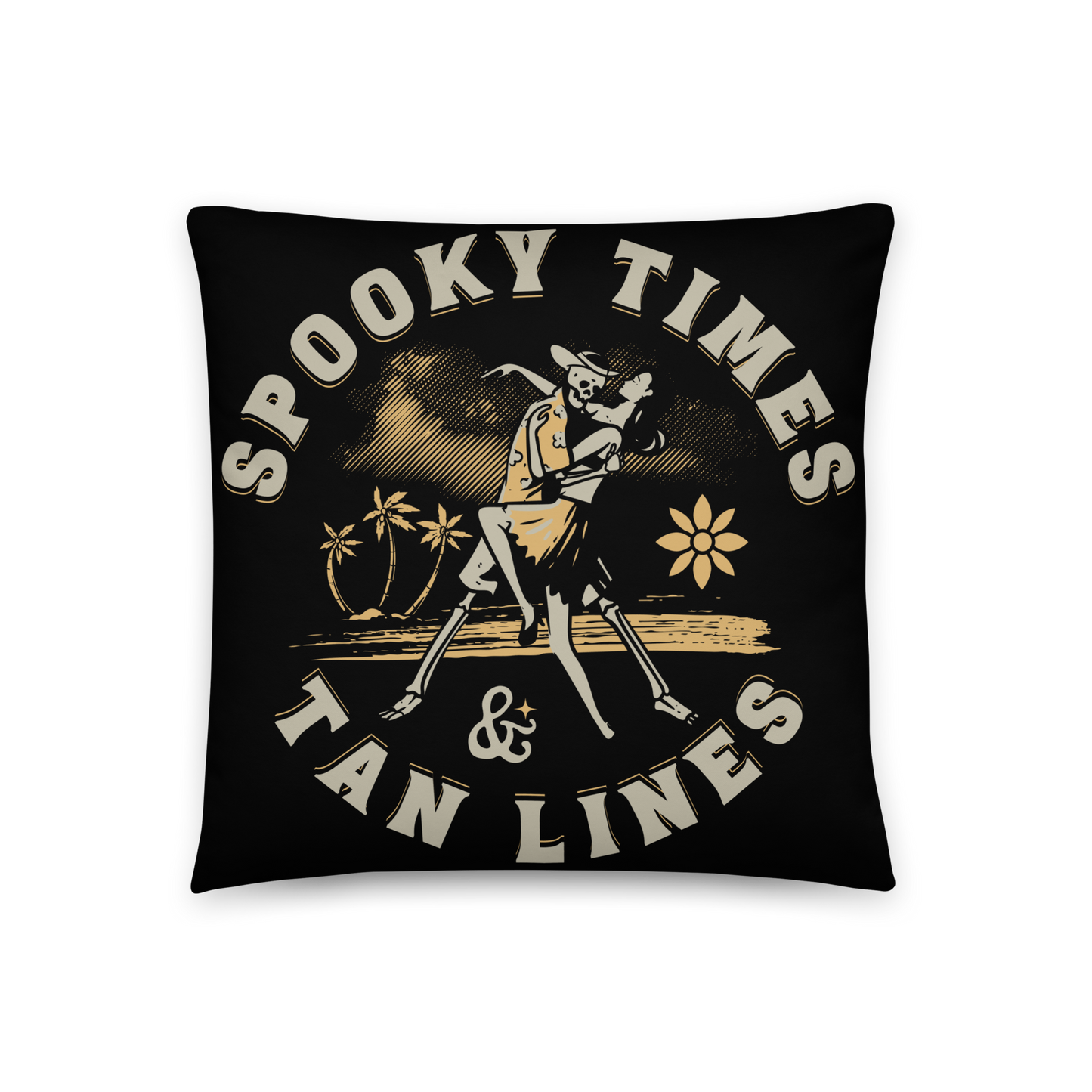 Spooky Times & Tan Lines Pillow