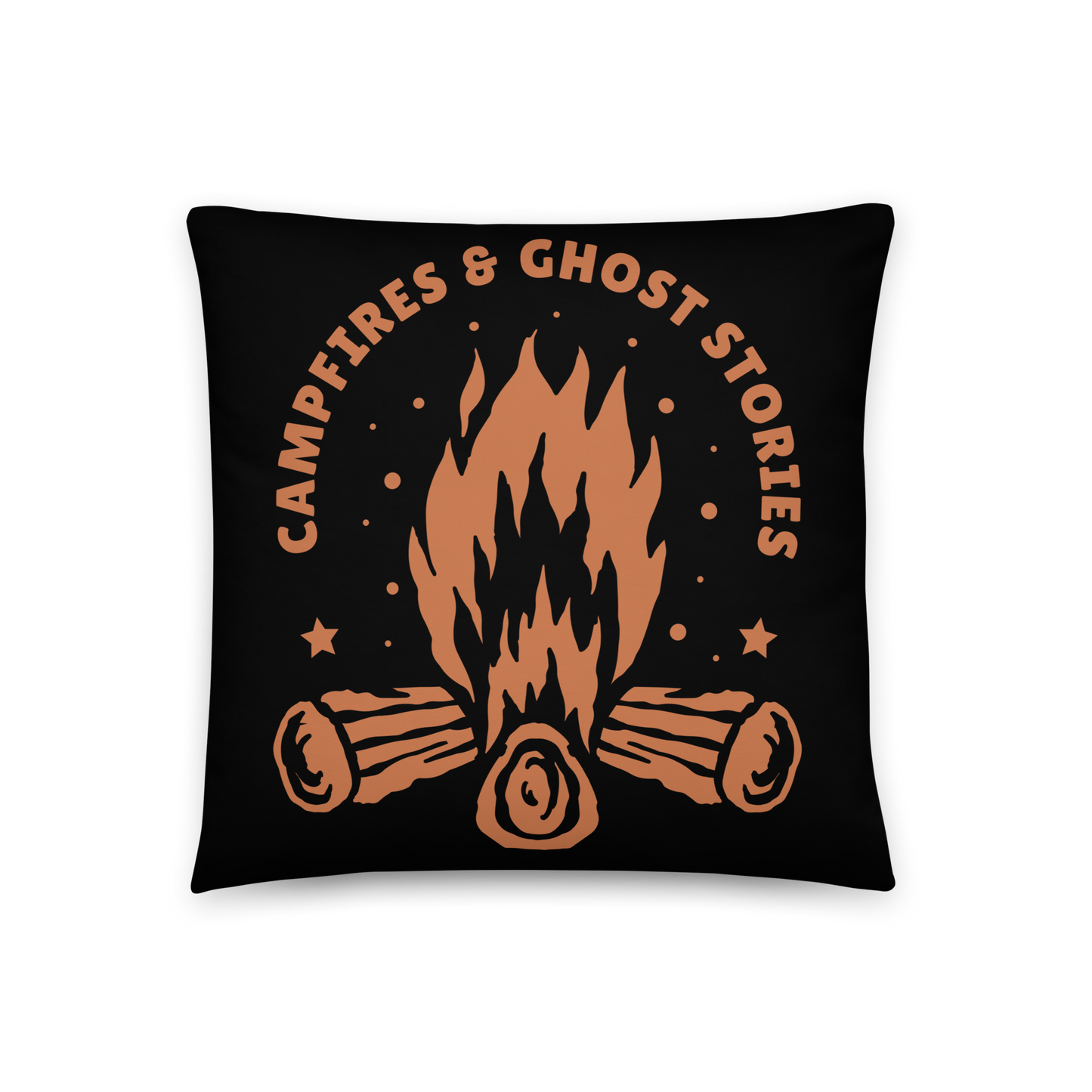 Campfires & Ghost Stories Pillow