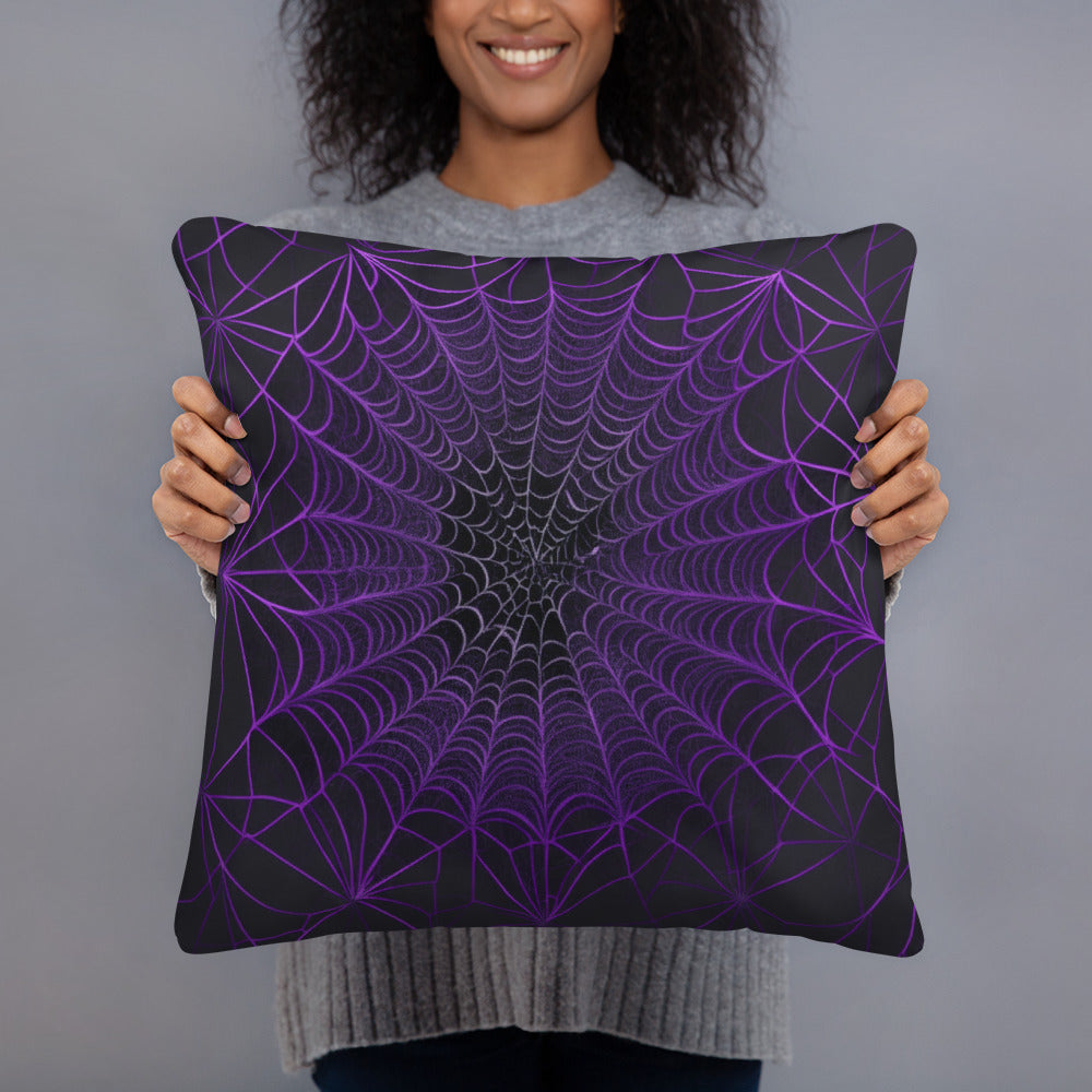 Violet Widows Pillow