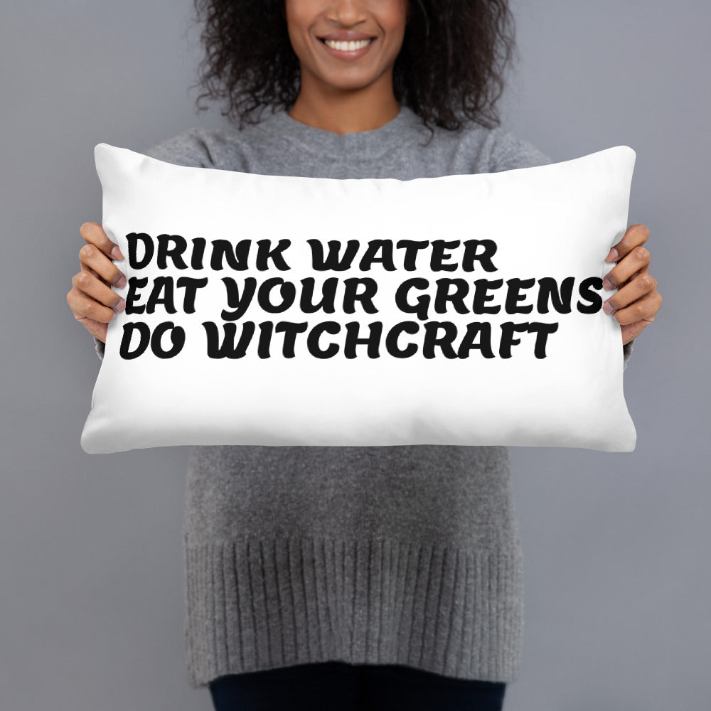 Do Witchcraft Pillow - White