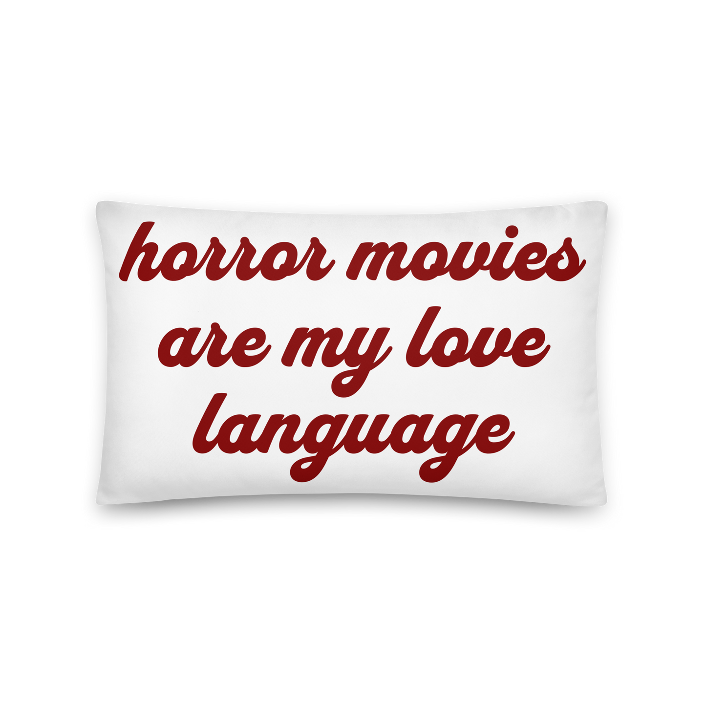 Love Language Pillow - White