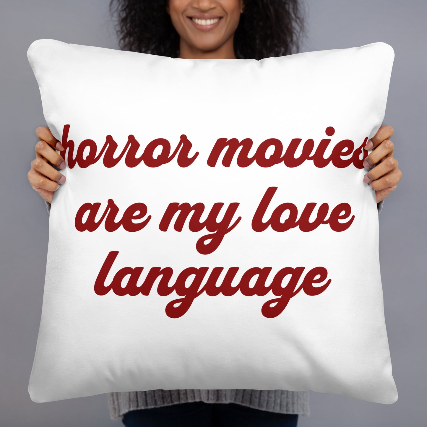 Love Language Pillow - White