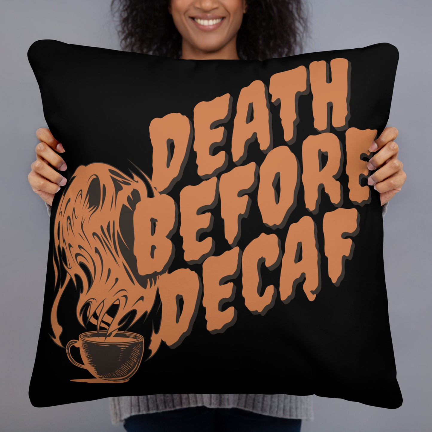 Grim Grind Pillow