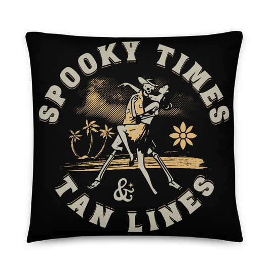 Spooky Times & Tan Lines Pillow