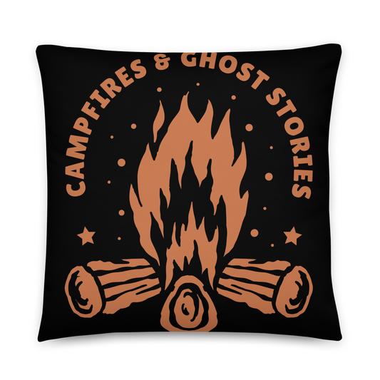 Campfires & Ghost Stories Pillow