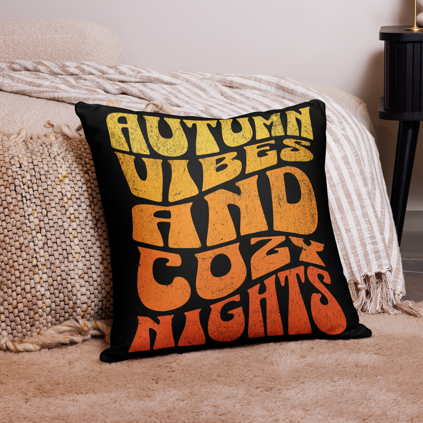 Cozy Autumn Pillow