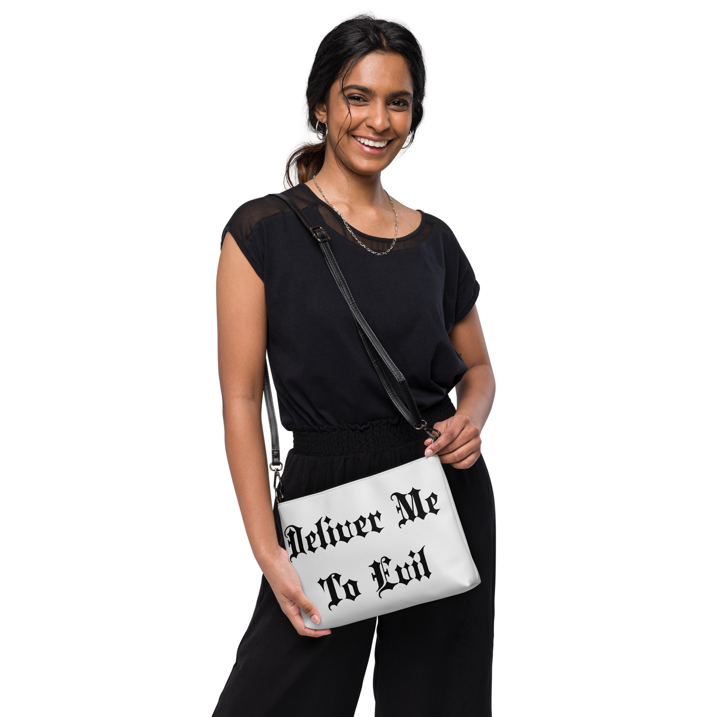 Deliver Me To Evil Crossbody Bag