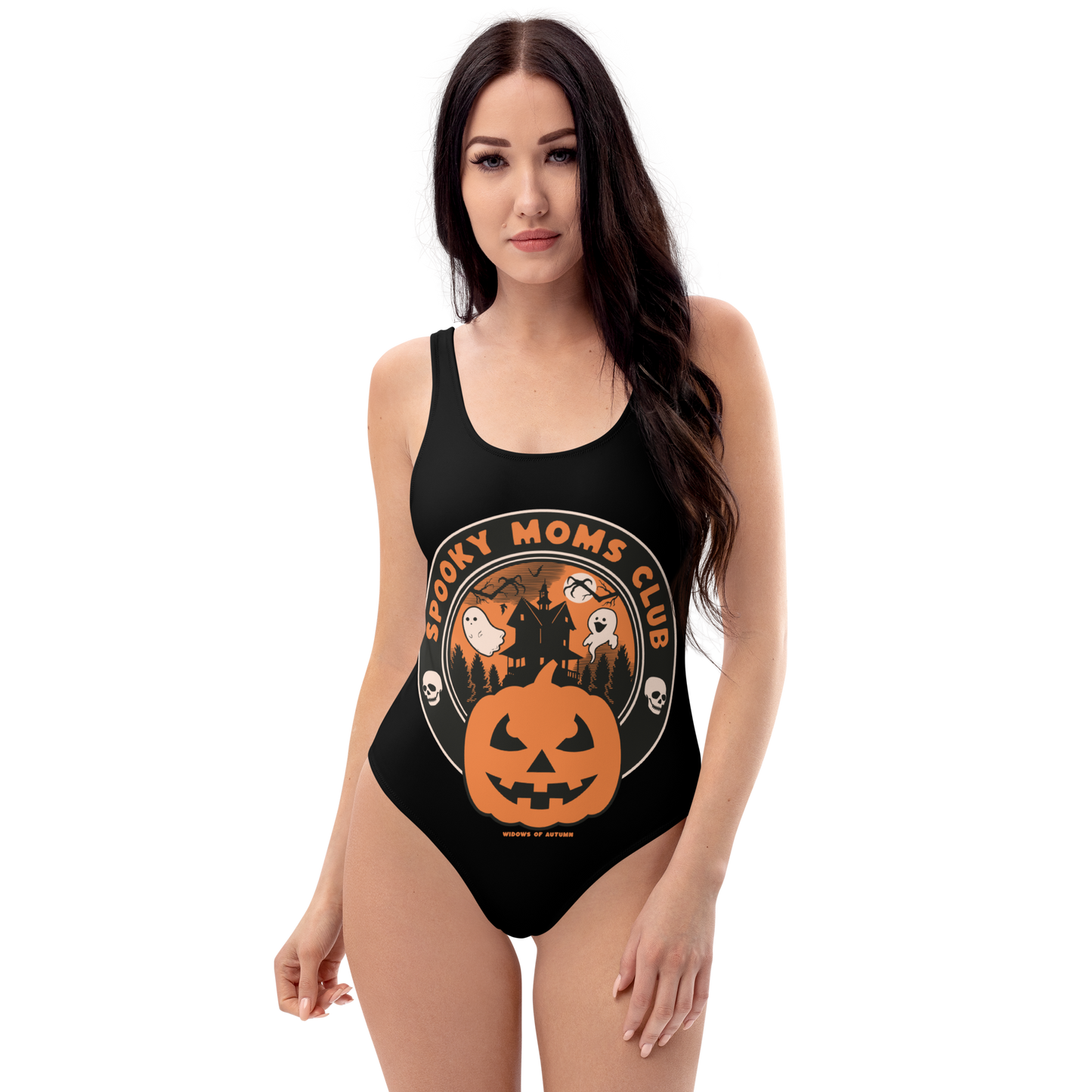 Spooky Moms Club One-Piece Swimsuit