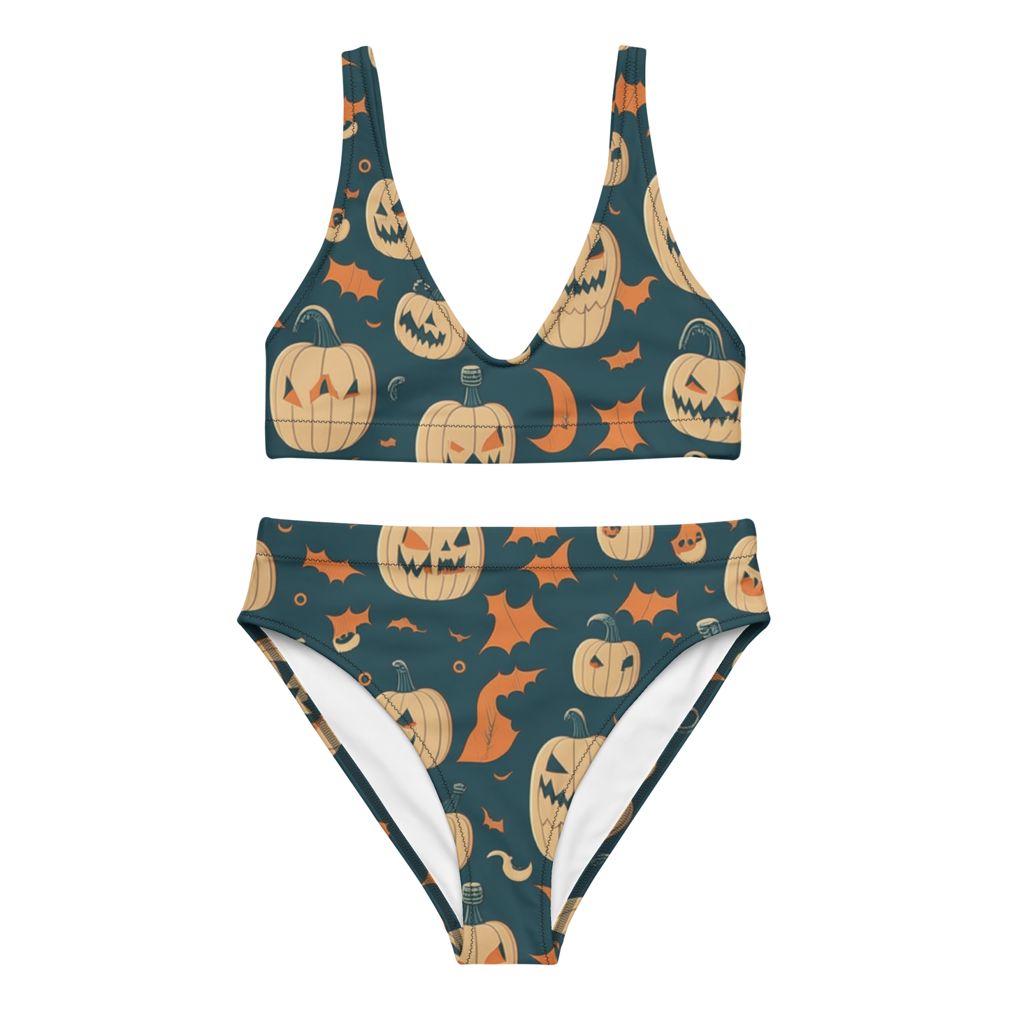 Haunted Harvest High-Waisted Bikini