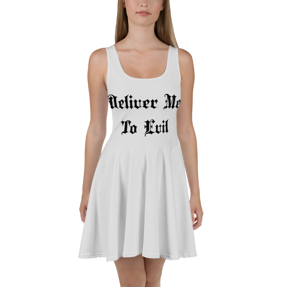 Deliver Me To Evil Skater Dress