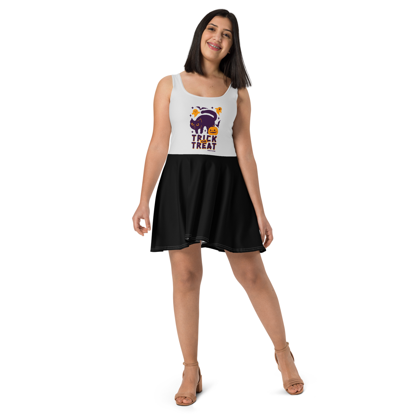 Trick Or Treat Skater Dress