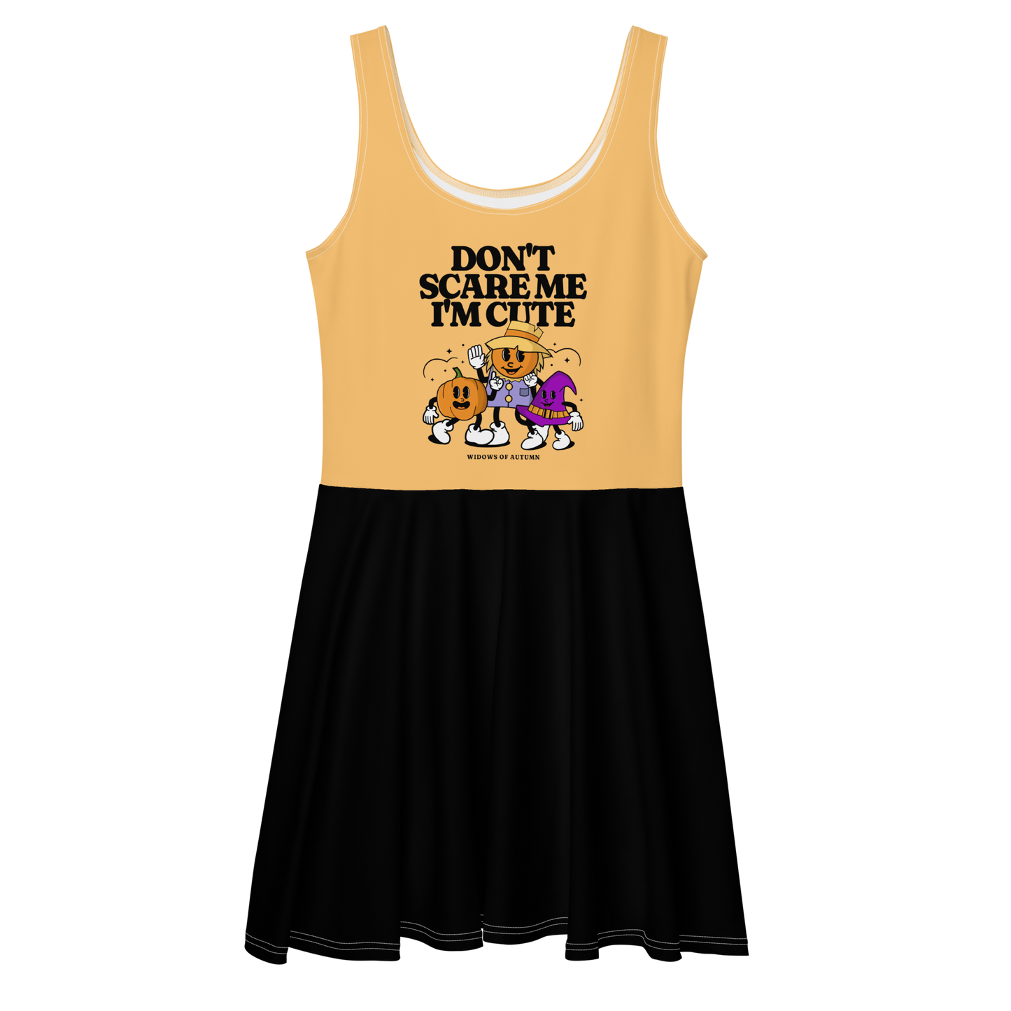 Don't Scare Me Skater Dress