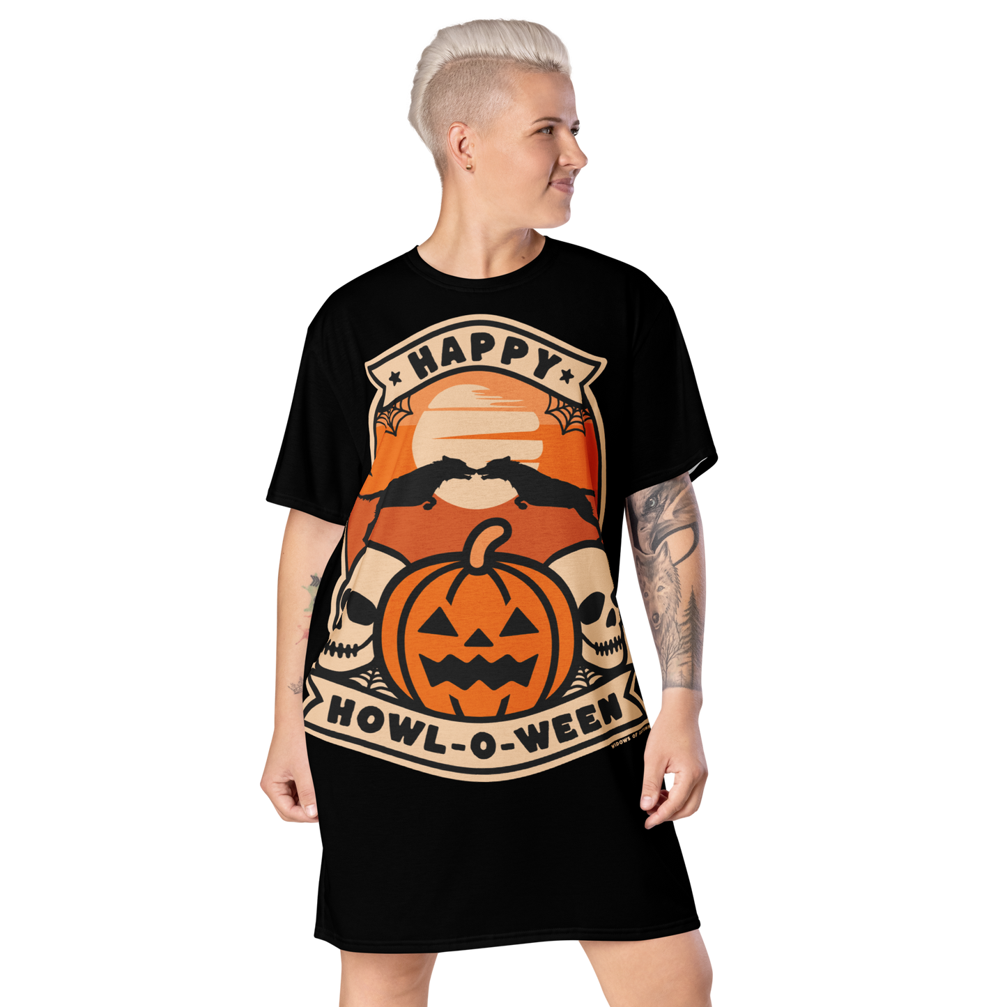 Howl-O-Ween T-Shirt Dress