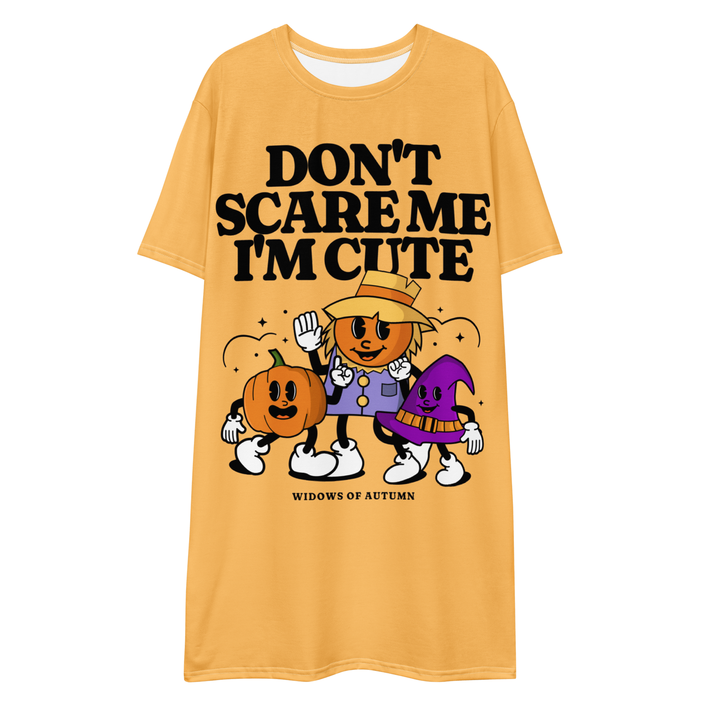 Don't Scare Me T-Shirt Dress