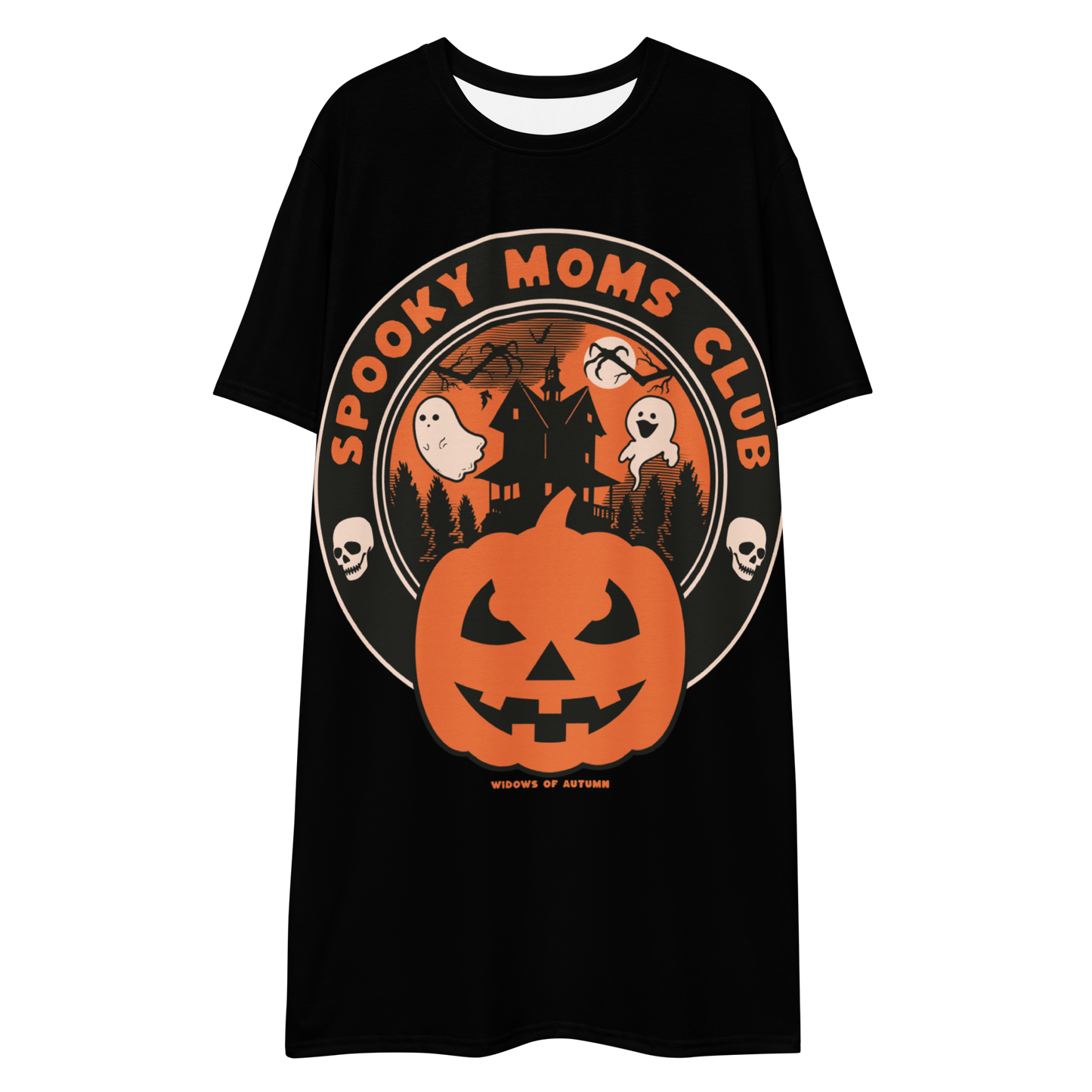 Spooky Moms Club T-Shirt Dress