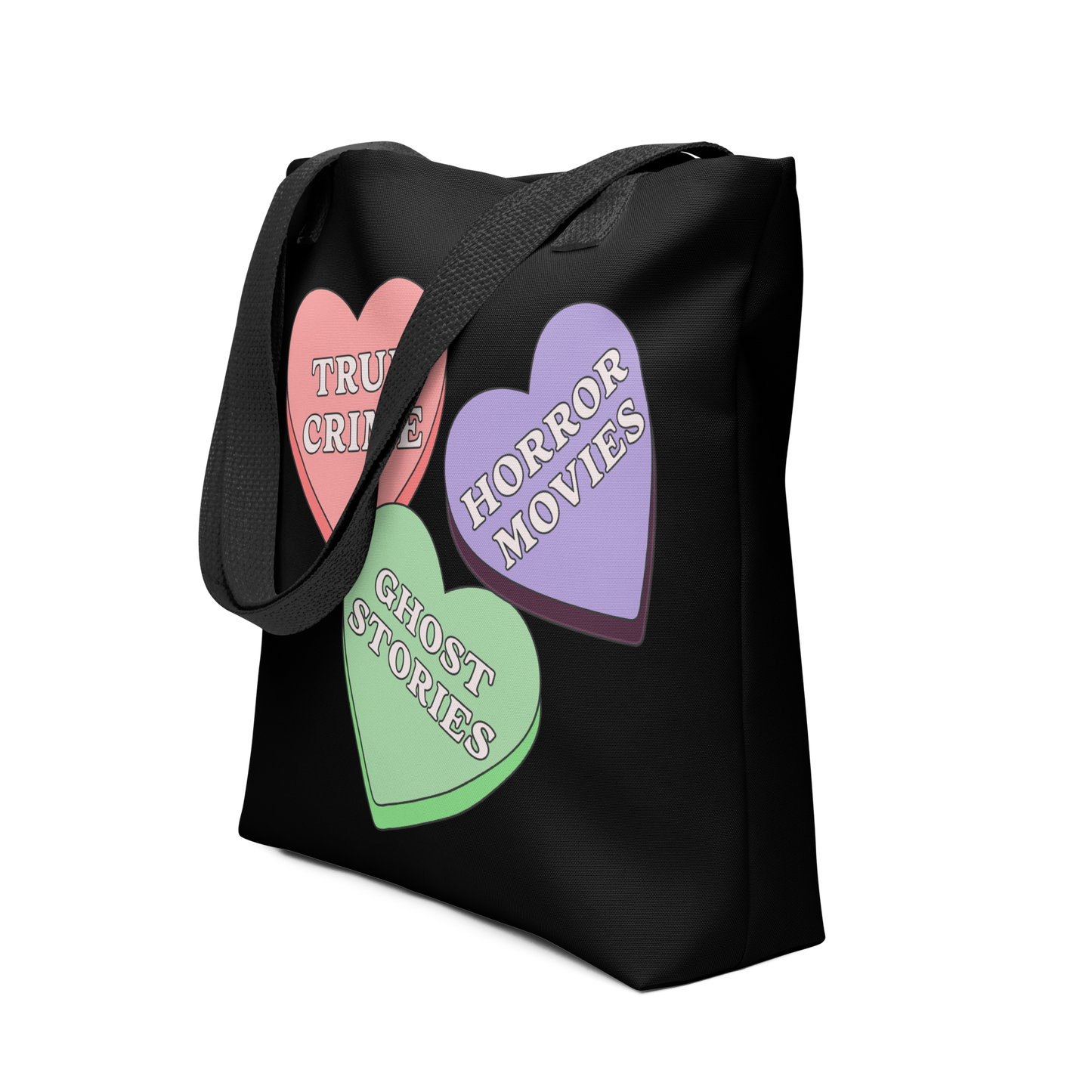 Candy Hearts Tote Bag