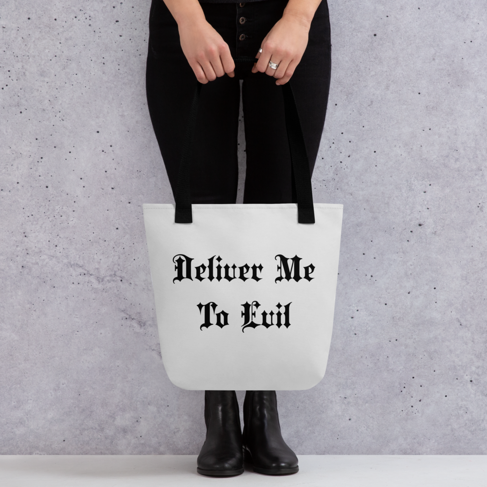 Deliver Me To Evil Tote Bag