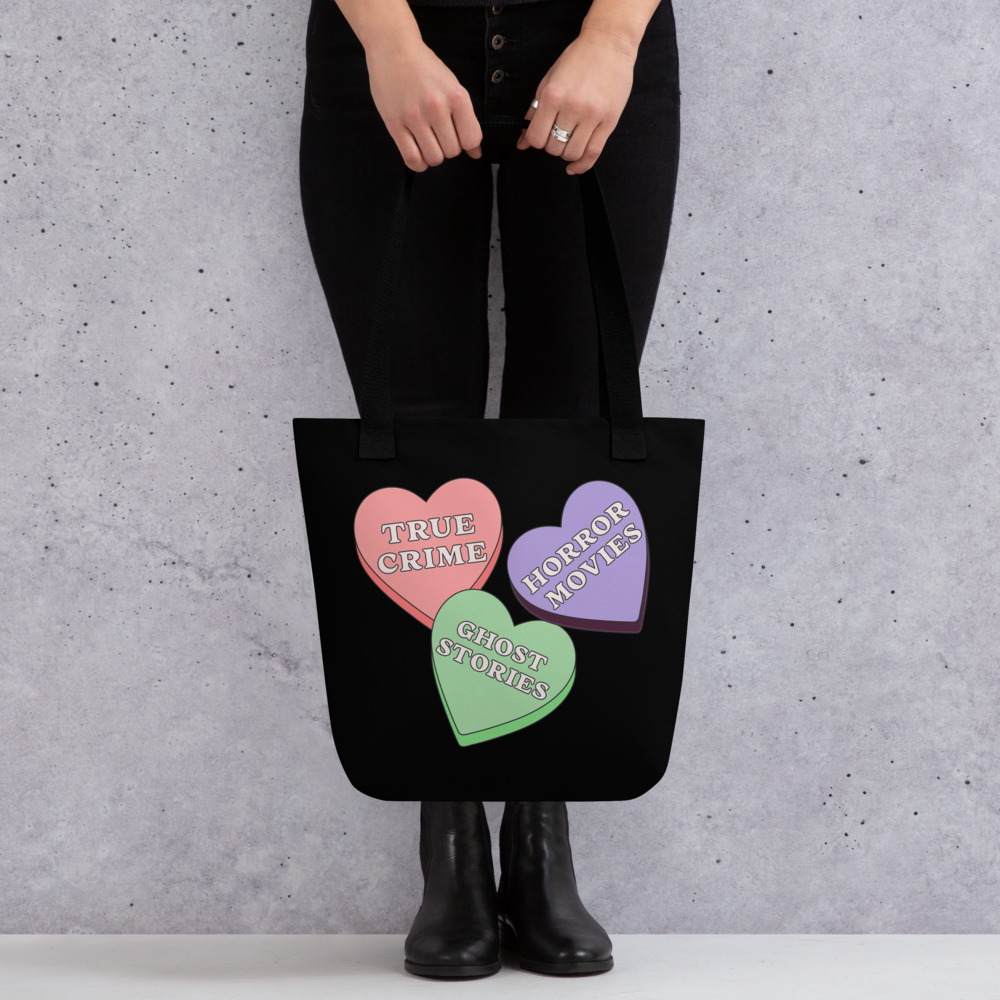 Candy Hearts Tote Bag