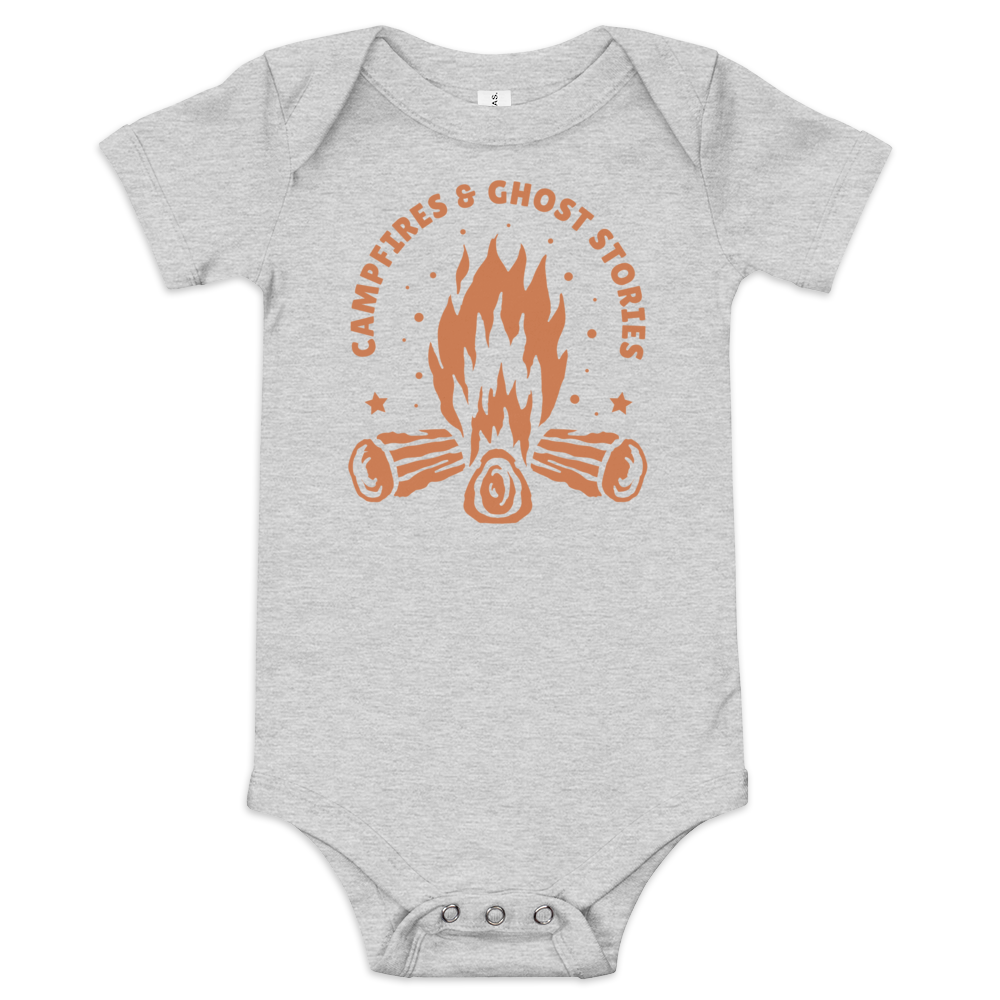 Campfires & Ghost Stories Baby Onesie