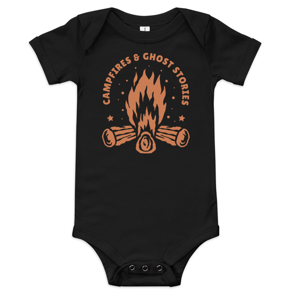Campfires & Ghost Stories Baby Onesie