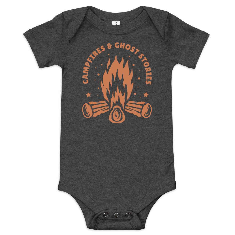 Campfires & Ghost Stories Baby Onesie