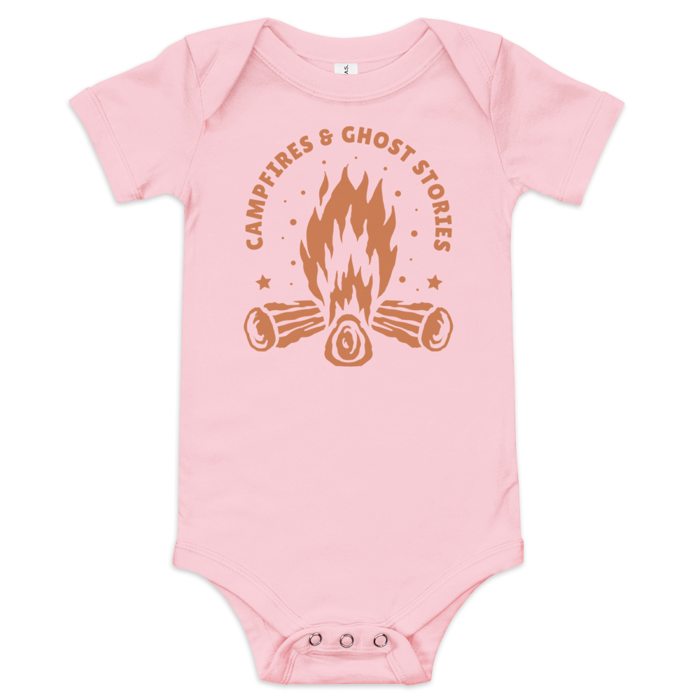 Campfires & Ghost Stories Baby Onesie