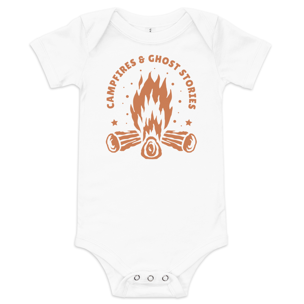 Campfires & Ghost Stories Baby Onesie