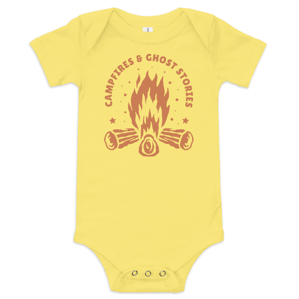 Campfires & Ghost Stories Baby Onesie