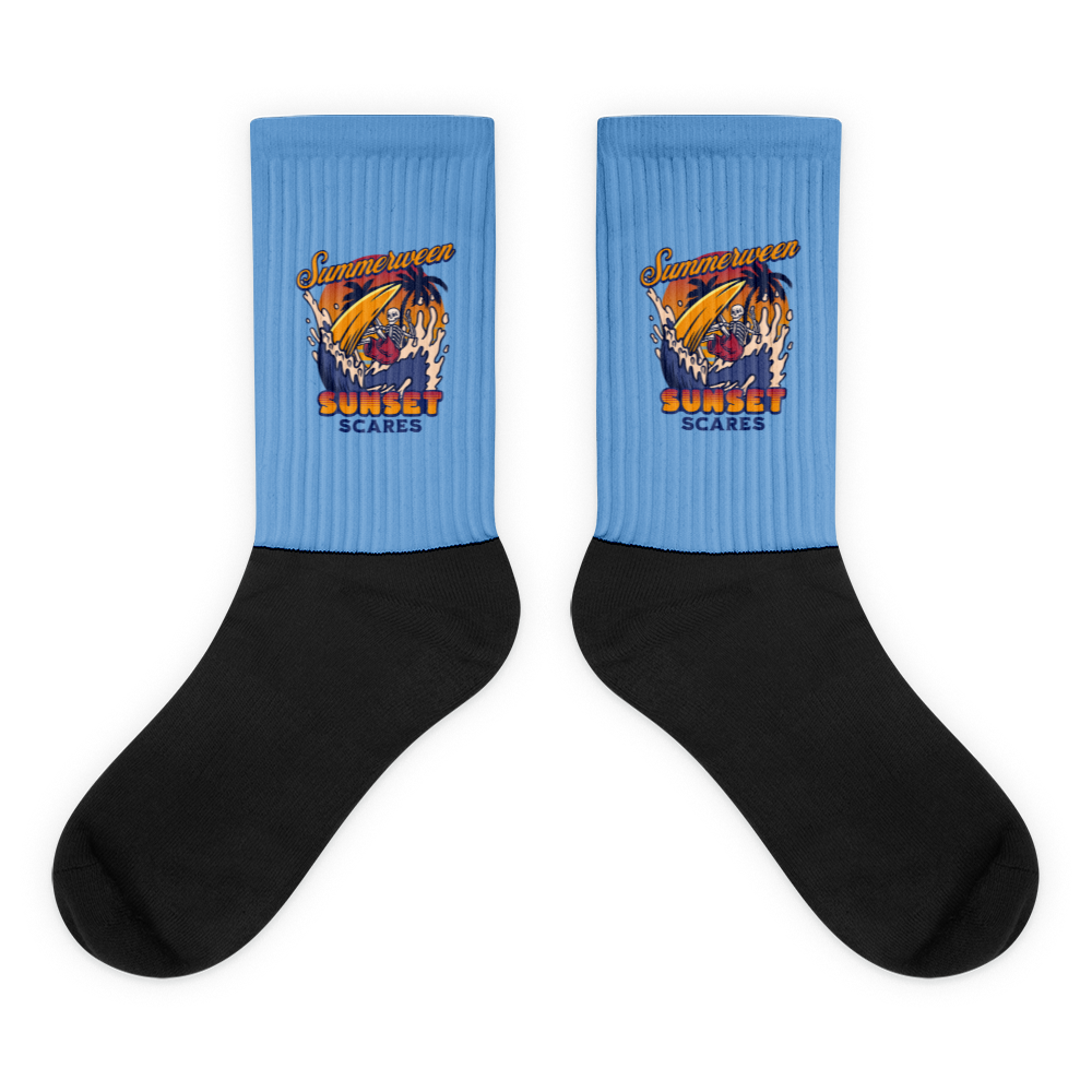 Sunset Scares Socks