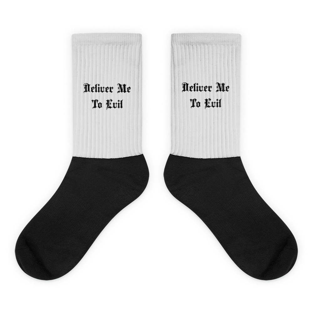 Deliver Me To Evil Socks