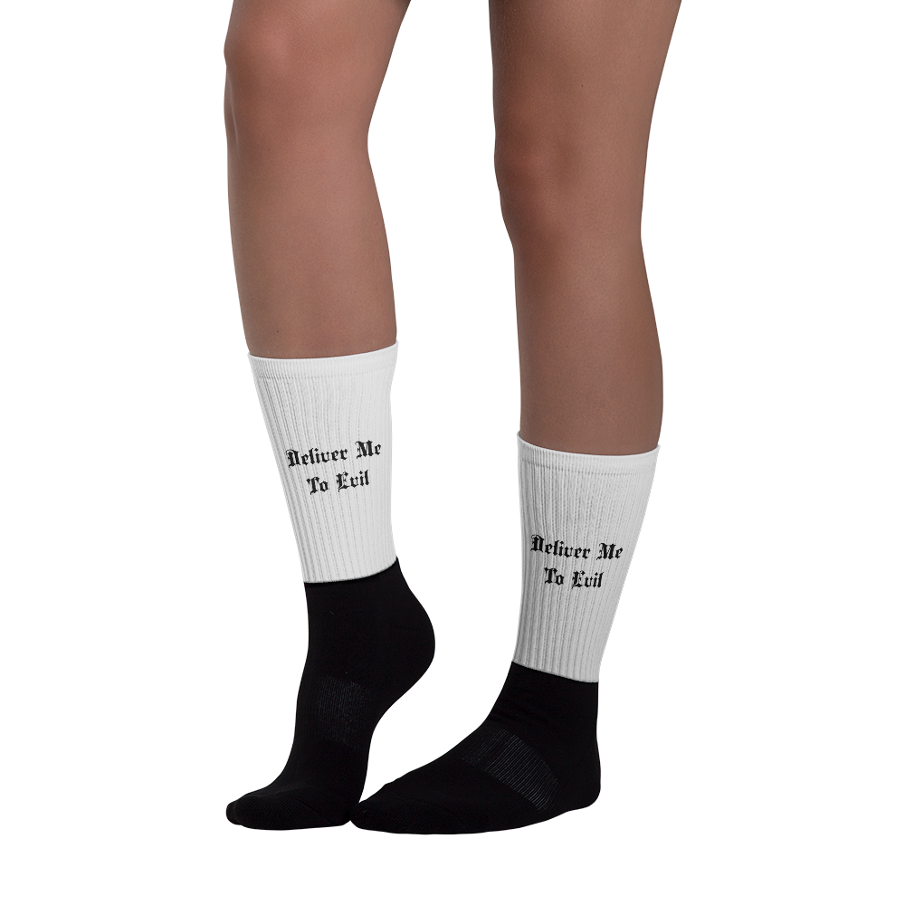 Deliver Me To Evil Socks