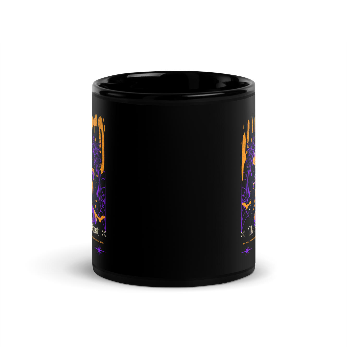 Hatbox Ghost Mug - Black