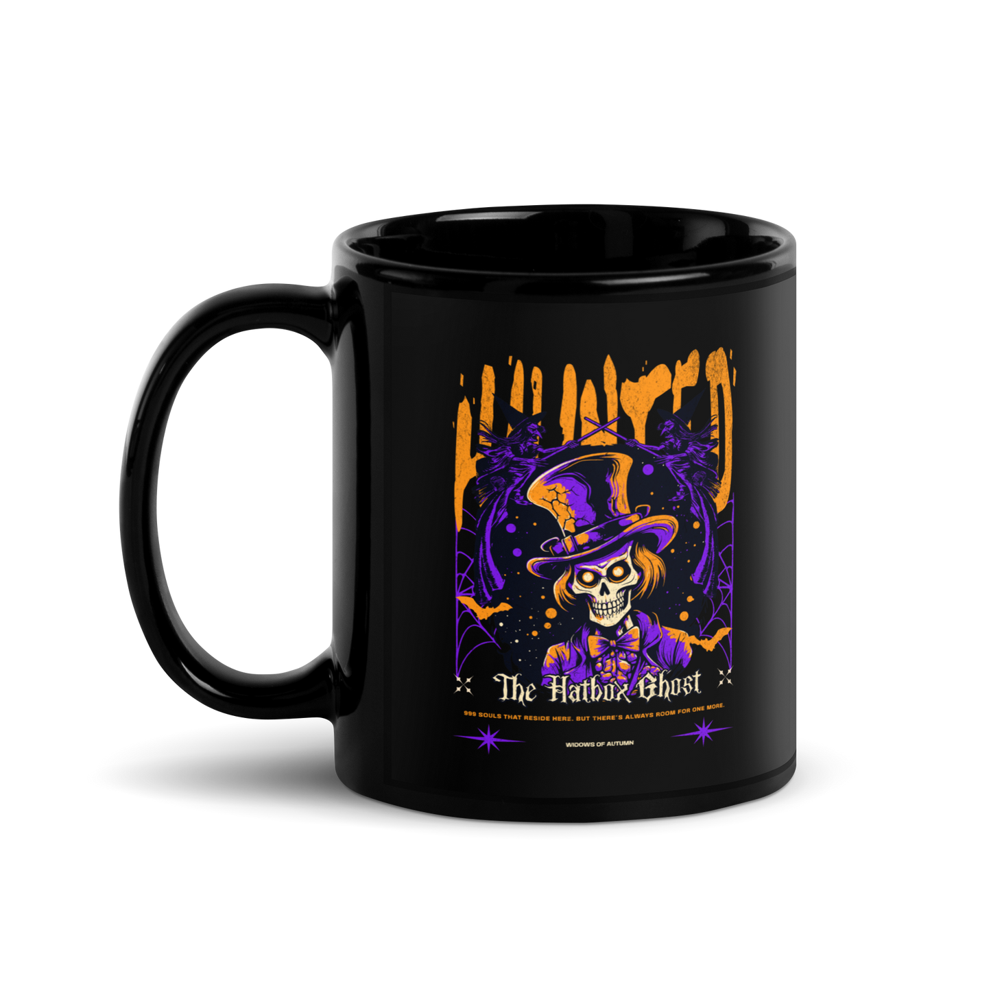 Hatbox Ghost Mug - Black