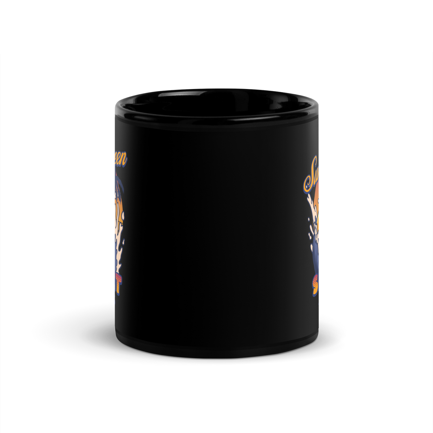 Sunset Scares Mug - Black