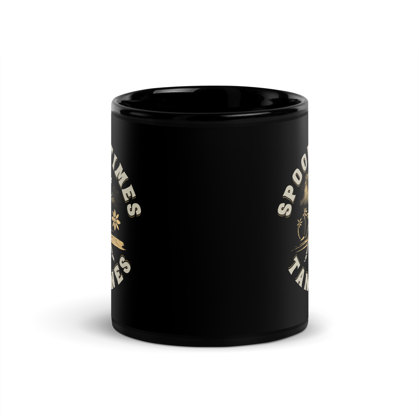 Spooky Times & Tan Lines Mug - Black