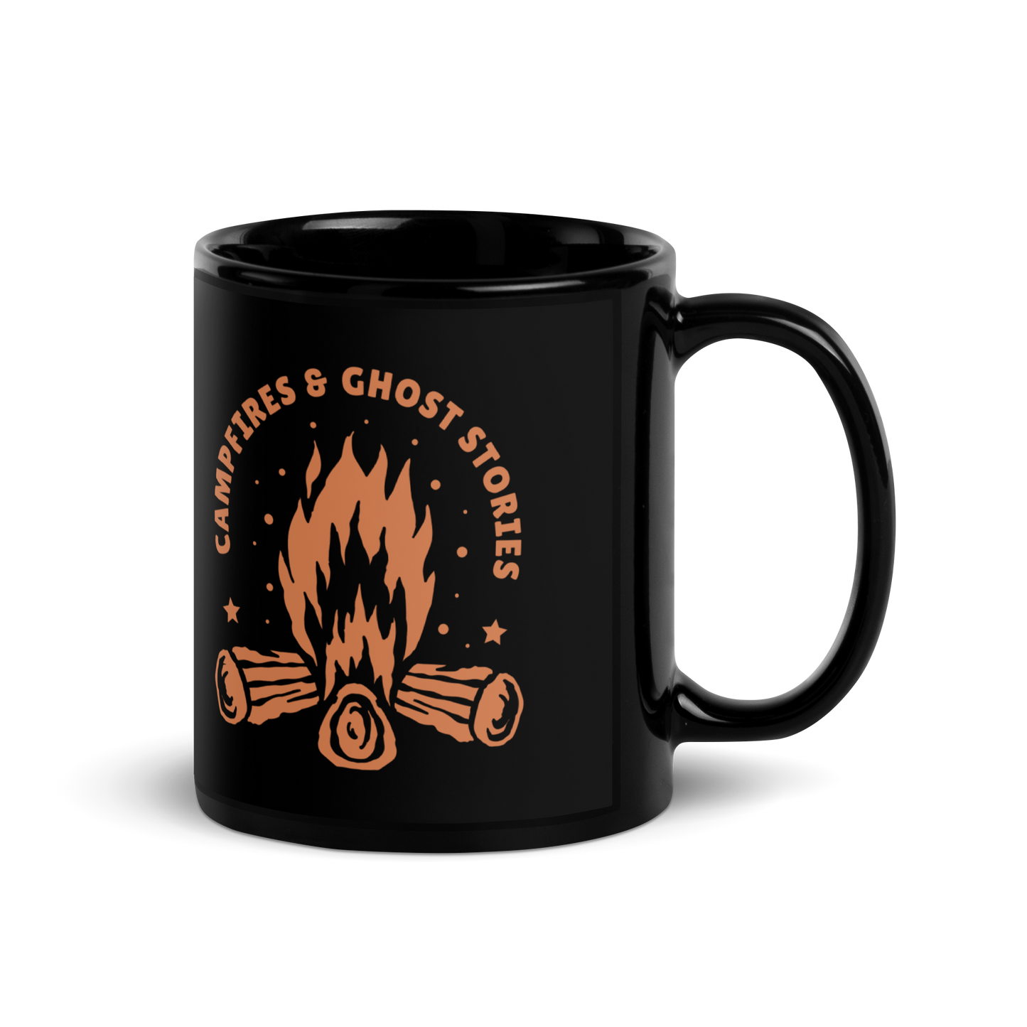 Campfires & Ghost Stories Mug - Black