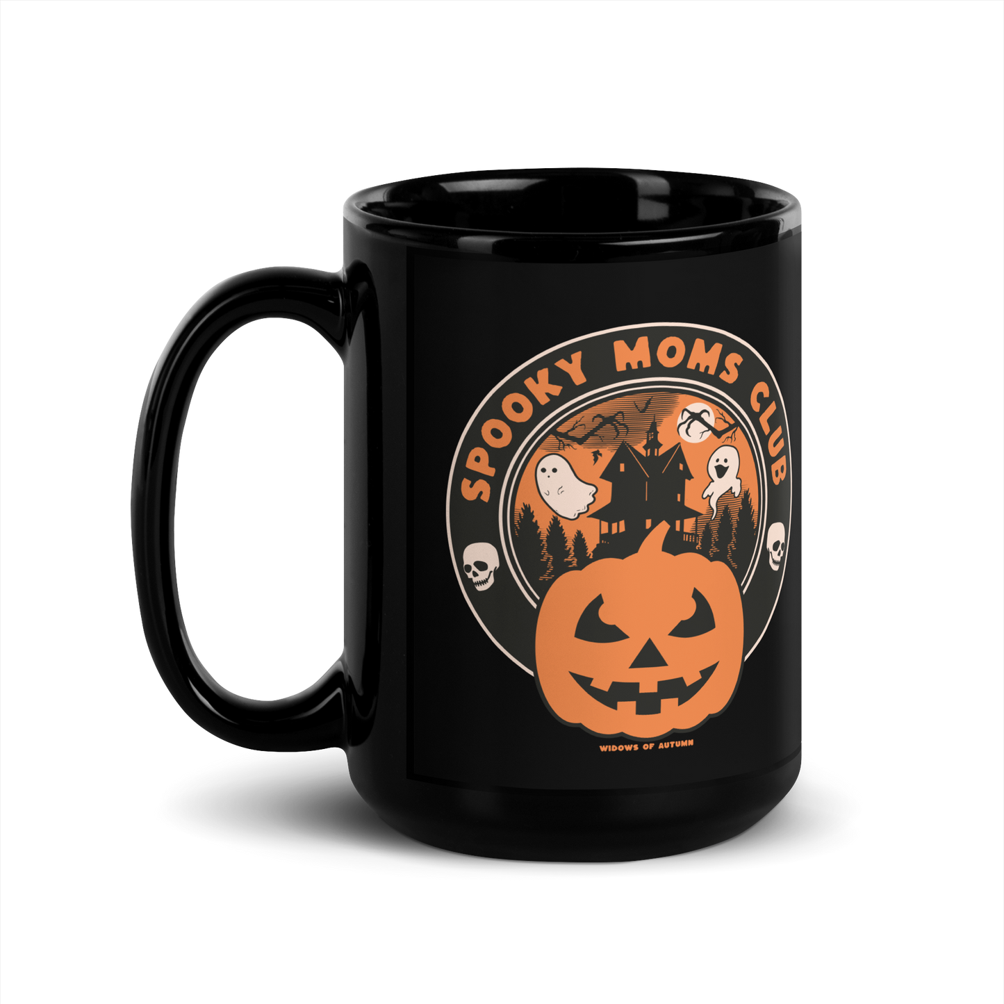 Spooky Moms Club Mug - Black
