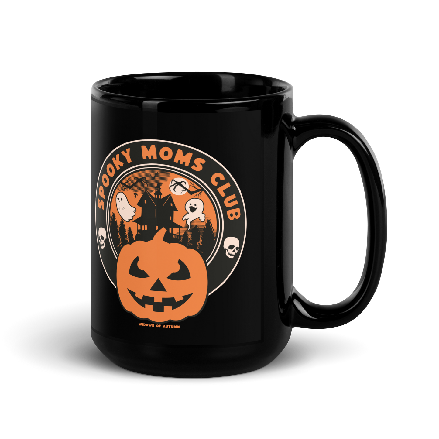 Spooky Moms Club Mug - Black