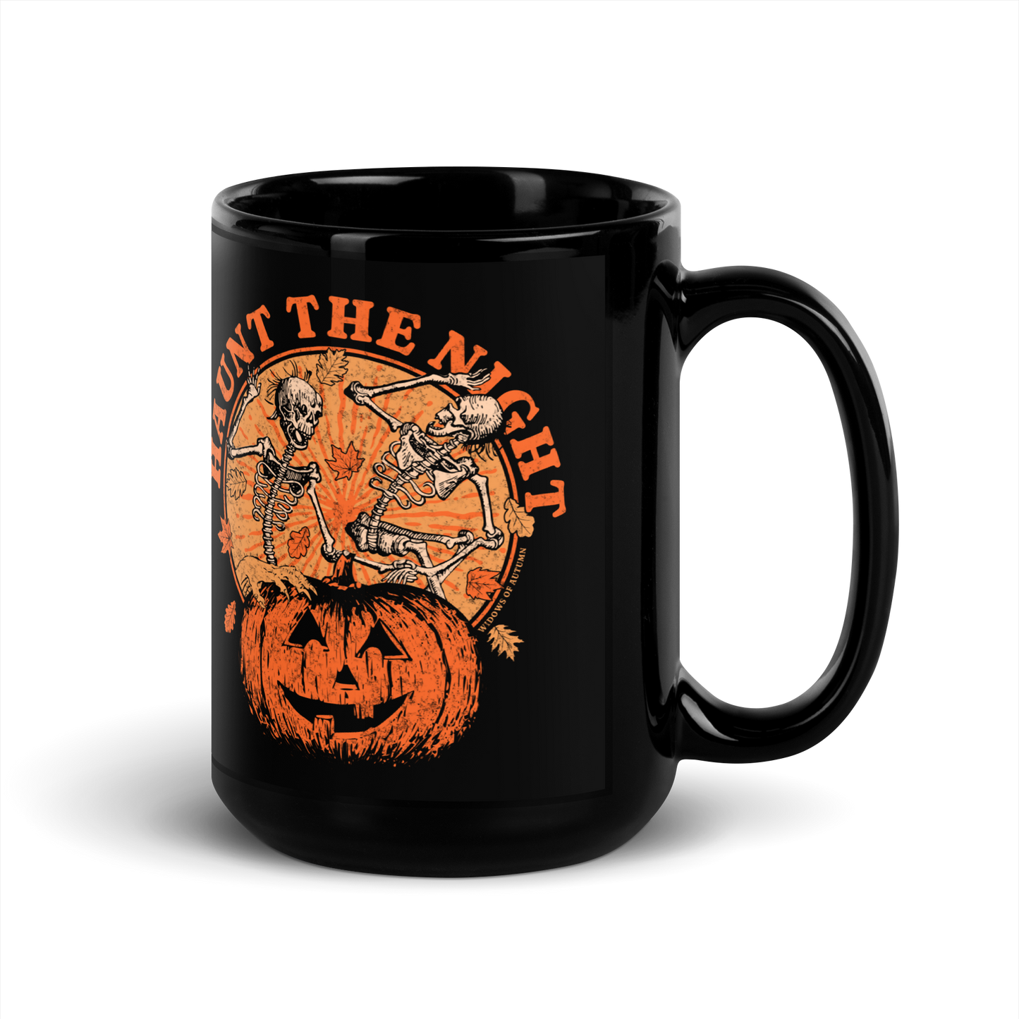 Haunt The Night Mug - Black