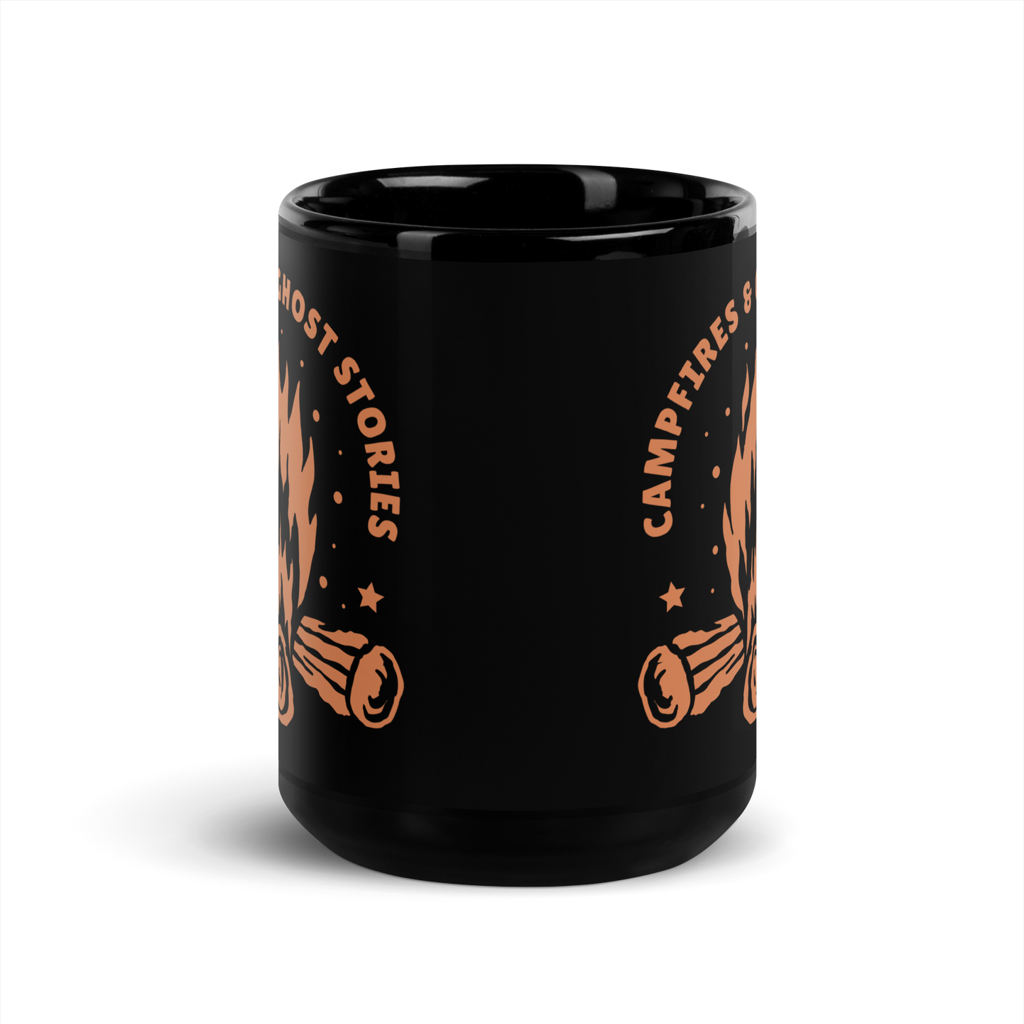 Campfires & Ghost Stories Mug - Black