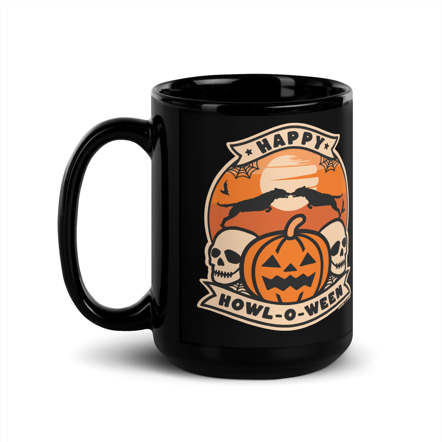Howl-O-Ween Mug - Black