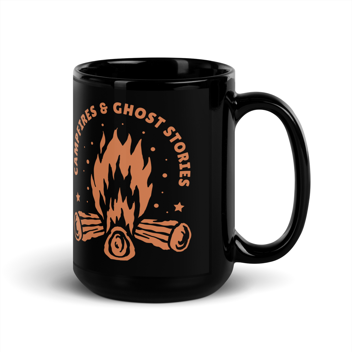Campfires & Ghost Stories Mug - Black