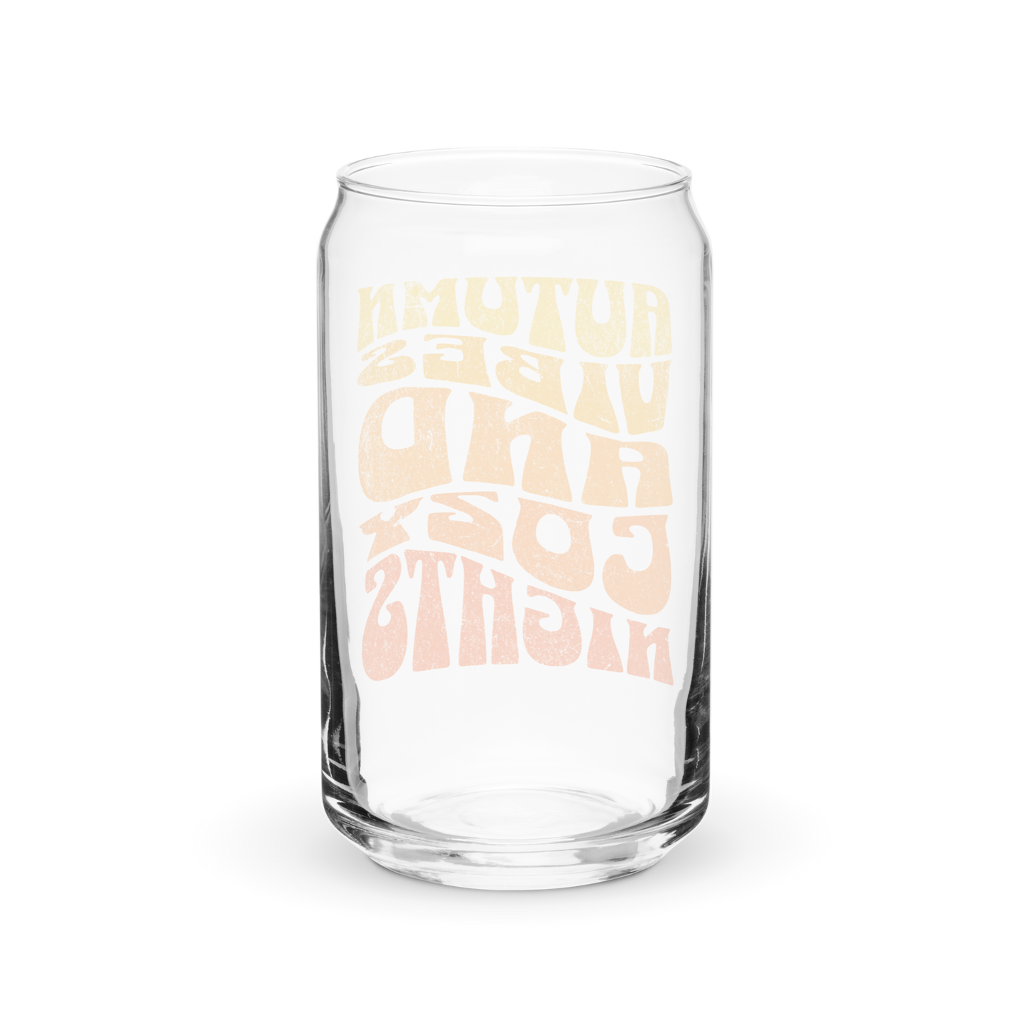 Cozy Autumn Glass Tumbler