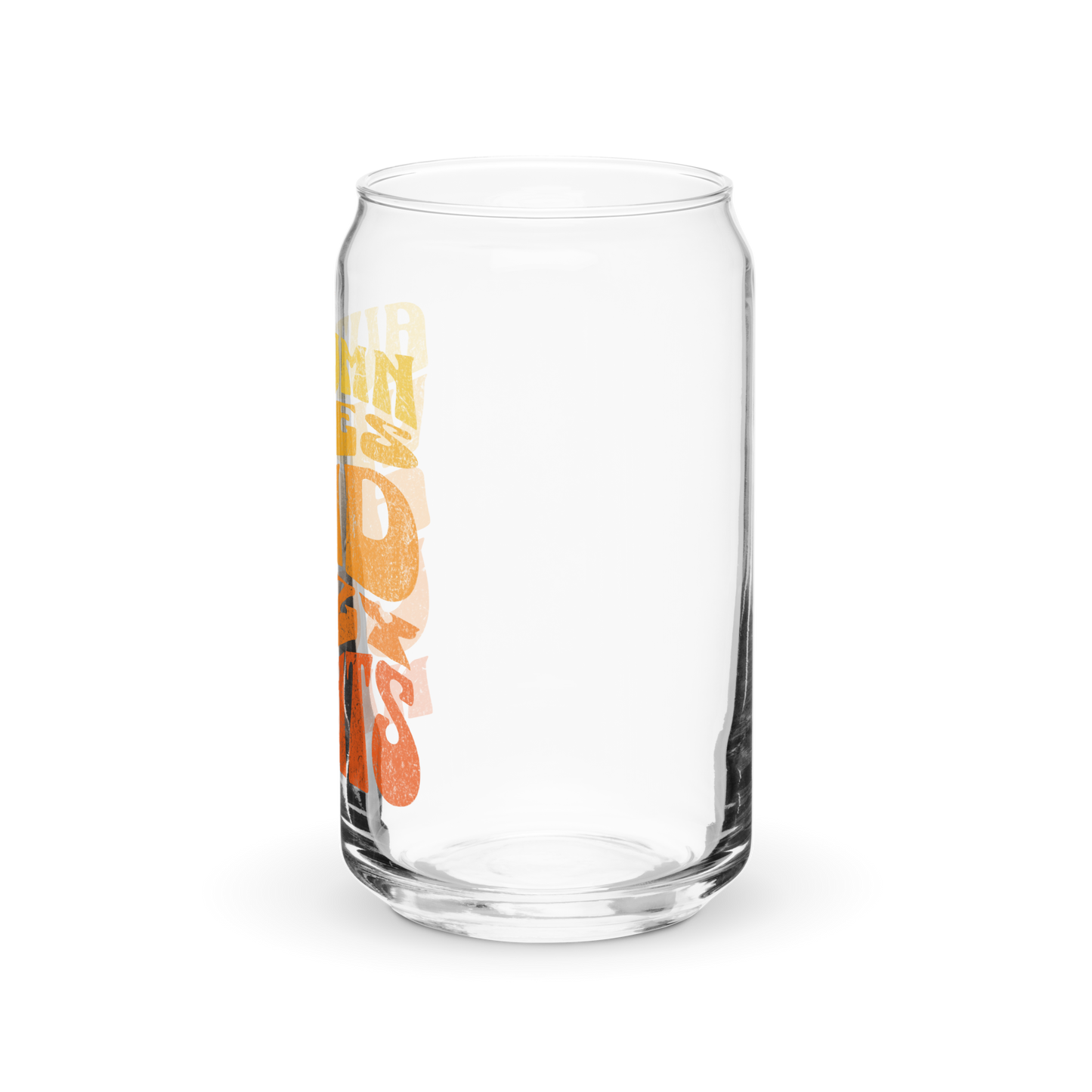 Cozy Autumn Glass Tumbler