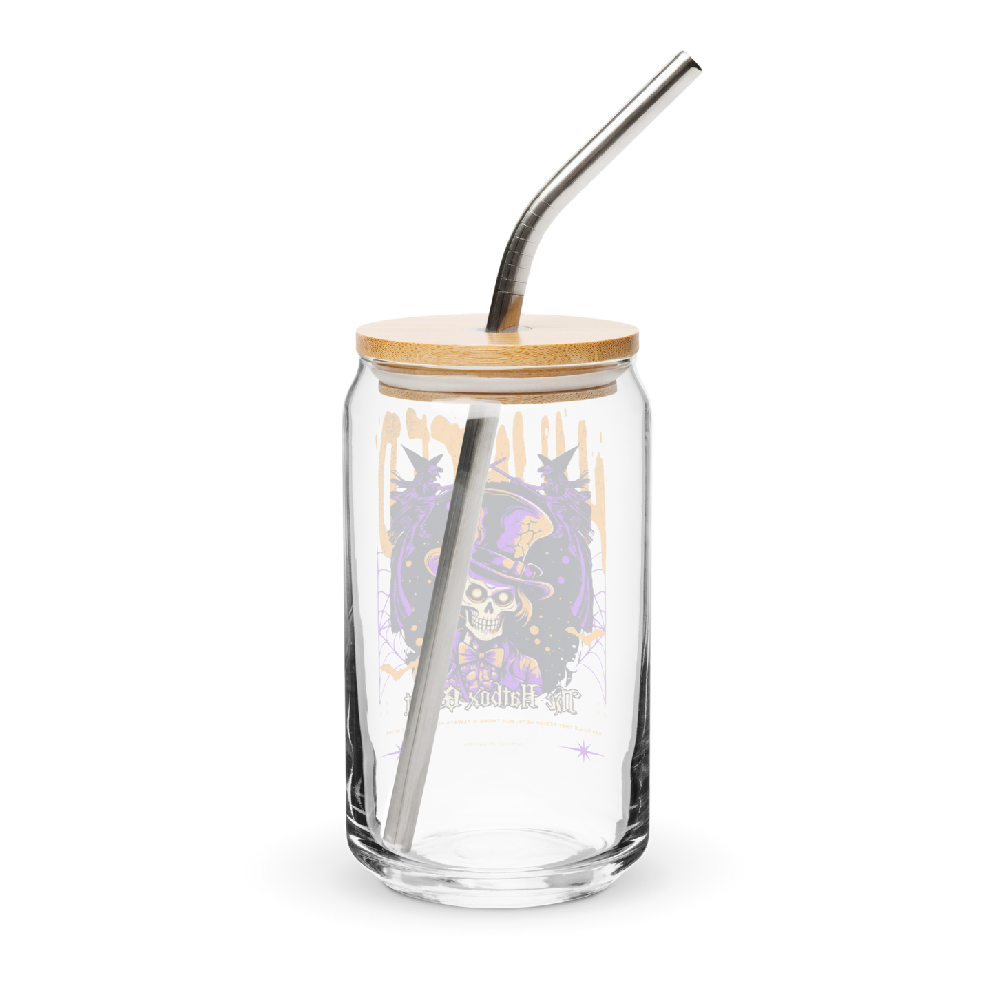 Hatbox Ghost Glass Tumbler