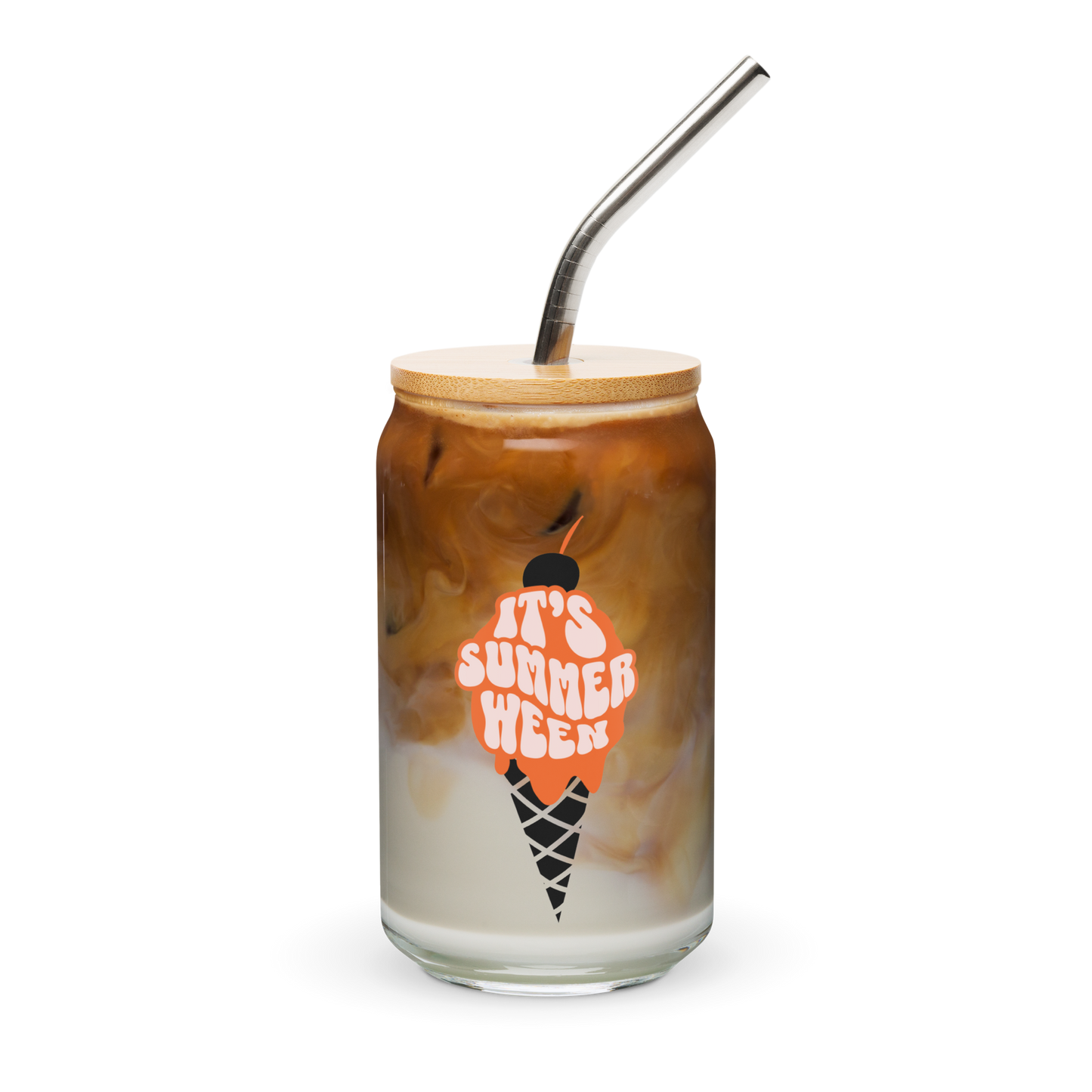 Summerween Ice Cream Glass Tumbler