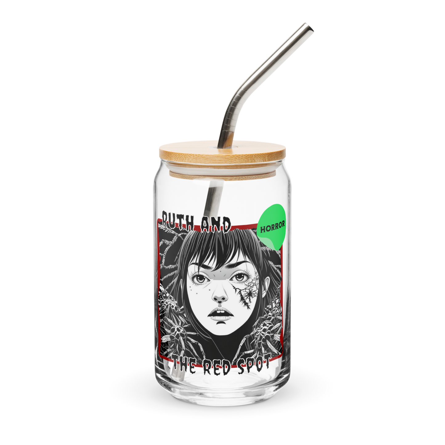 Ruth & The Red Spot Glass Tumbler