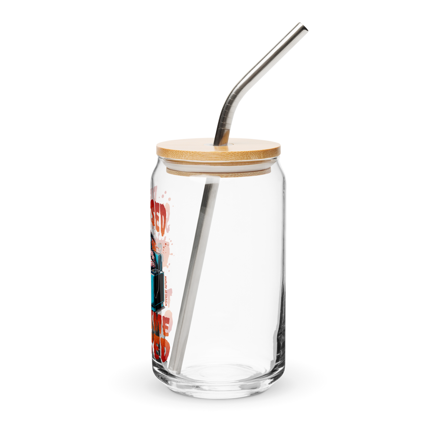 Depressed, Stressed, & True Crime Obsessed Glass Tumbler