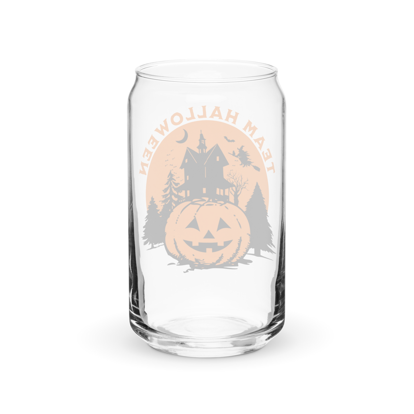 Team Halloween Glass Tumbler